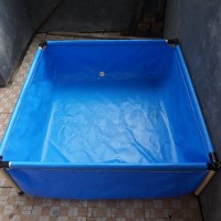 供應(yīng)水產(chǎn)養(yǎng)殖場專用帆布池，多少錢一平方